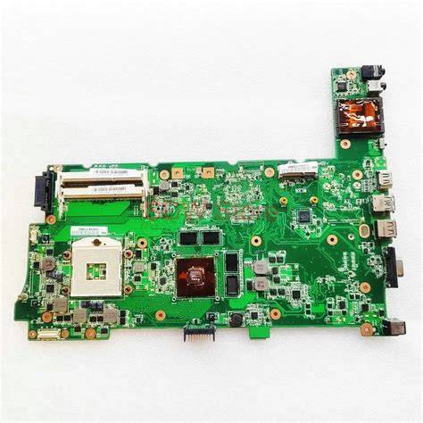 Infografinis vaizdas: ASUS N73SV laidų išdėstymas, REV 2.0 žymėjimas, kištukų išsidėstymas