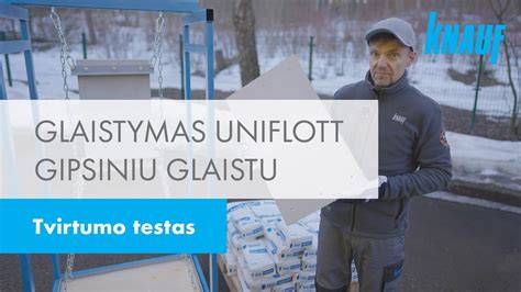Gipsinio glaisto pakuotė ir įpakavimas