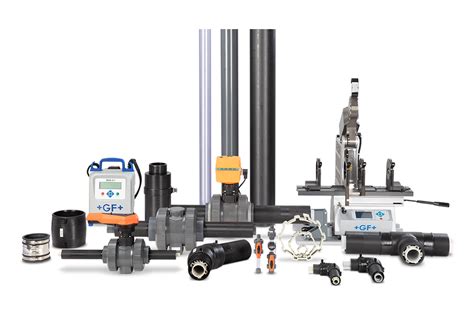 Georg Fischer logotipas ir produktai