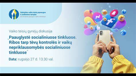 Infografika: Amžiaus ribos ir privatumo rekomendacijos socialiniuose tinkluose