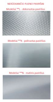 Poliruoto nerūdijančio plieno vamzdžio paviršius