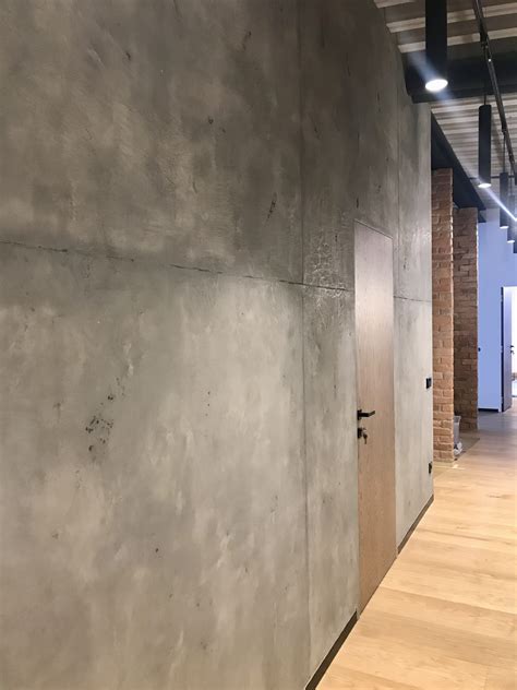 Betono imitacijos tinkas interjere