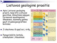 Geologinė laiko skalė su Fanerozojaus eonu