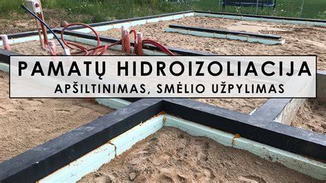 hidroizoliacija ant pamatų