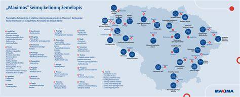 Ermitažo parduotuvių tinklo žemėlapis