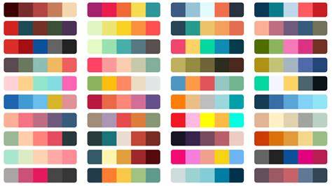 Glaisto spalvų paletės schema, pavyzdinė schemos nuotrauka