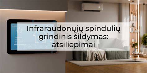 Infografika: kaip veikia infraraudonųjų spindulių grindinio šildymas
