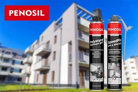 PENOSIL klijuojančių putų asortimentas - pagrindiniai modeliai ir spalvos