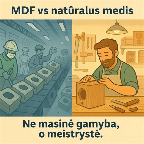 Infografika: medžiagų palyginimas MDF, MDP, fanera, natūralus medis