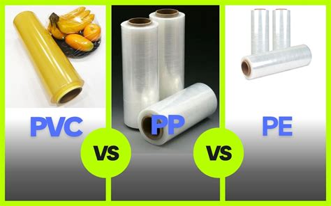 Scheminis plastikų (PVC, PE, PP) savybių palyginimas