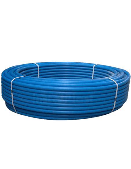 PE80 vamzdis 25 mm x 2,0 mm PN10 vizualizacija: juoda lazdelė su mėlyna juosta
