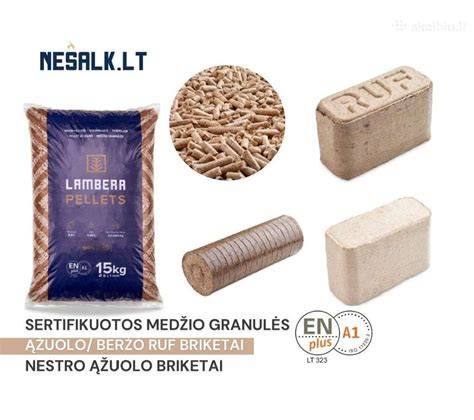 Oksiduoto bitumo granulės ir pakuotės
