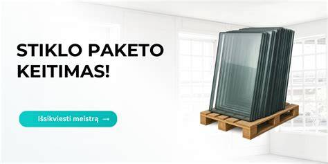 Stiklo paketo dangų pavyzdžiai ir jų pritaikymas