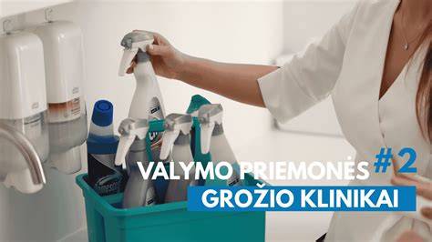 Lubų valymo priemonių rekomendacijos