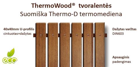 Termiškai apdorotos medienos gamybos procesas