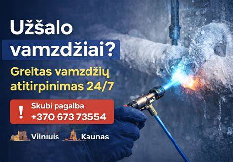 Infografika: kaip veikia užšalusių vamzdžių atšildymas, rizikos zonos ir procedūros