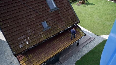 Stogo valymas nuo samanų