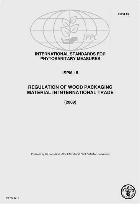 ISPM15 ženklinimo schema