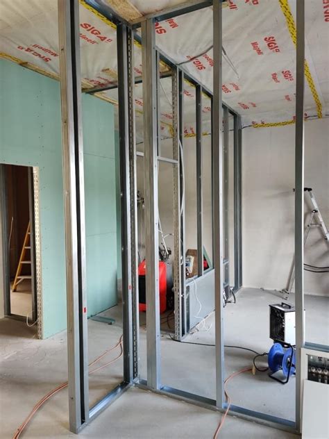 Gipso kartono karkaso montavimas su CW ir UW profiliais