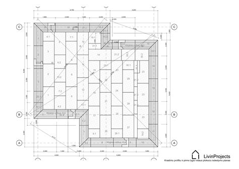 Grindų įrengimo planas: pamatų, sienų, stogo ryšys