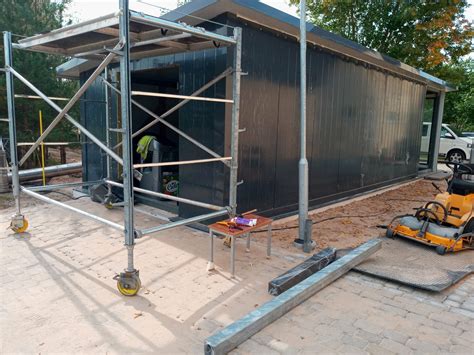 Sandėliavimo patalpa su OSB plokštėmis