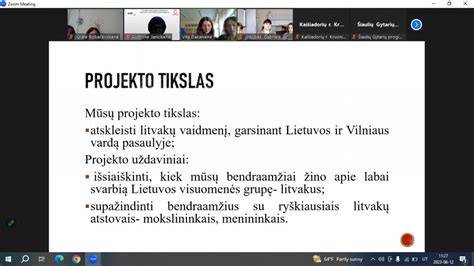 Projektinių darbų temų sąrašo skelbimo įsivaizduojamas infografikos atvaizdas
