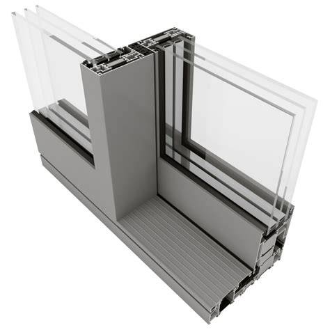 DP 180 ir DP 150T sistemų nuotrauka, iliustruojanti didelio formato stiklinimą