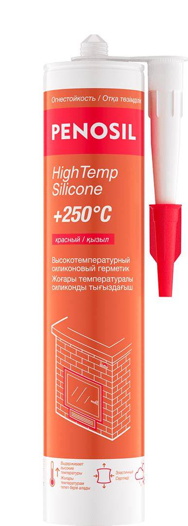 Infografika apie Penosil High Temp veikimo principą ir temperatūros diapazoną