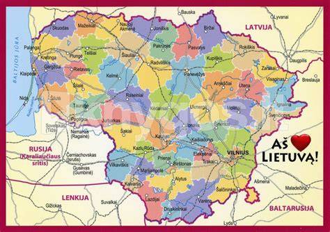 Žemėlapis: pristatymas į Lietuvą