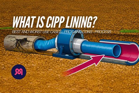 CIPP Lining technologijos vamzdžių taisymo schema