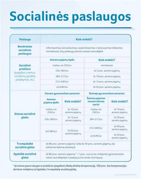 Infografika: paslaugos ir kursai