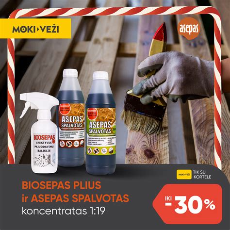Pinotex ir Asepas gamintojų antiseptikai