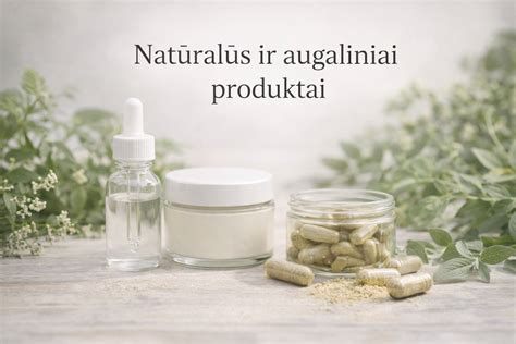 Natūralūs augaliniai komponentai alyvuotoms grindims