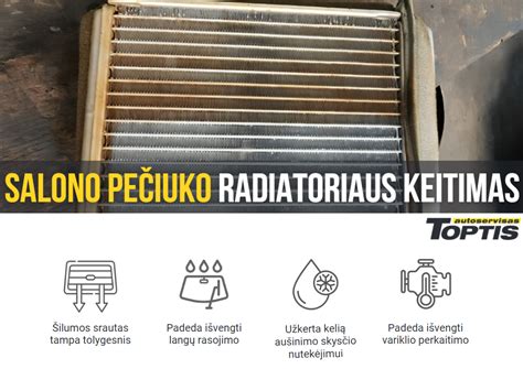 Radiatoriaus keitimo procesas.1