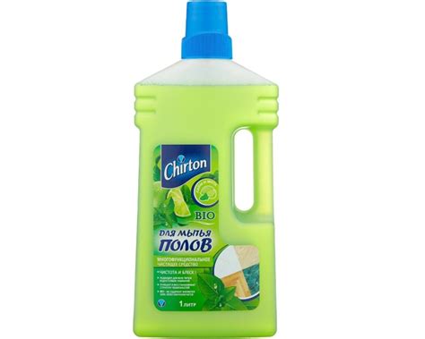 Acto ir vandens mišinys grindų valymui