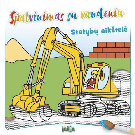 Vienas įdomus paveikslėlis temai: statybų aikštelė su darbų įrankiais