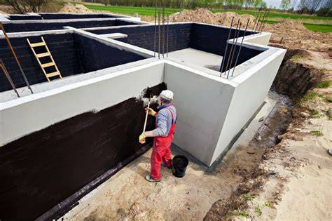 EPS plokščių išdėstymo pamatų scheme