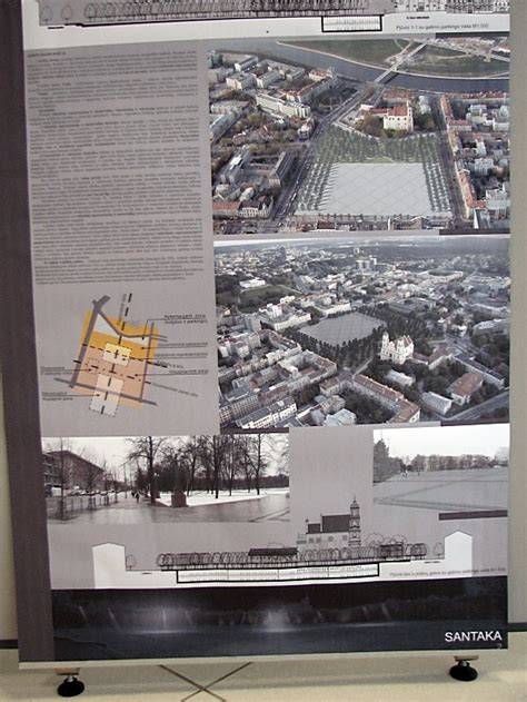 Architektų g. 19 aikštės vizualizacija - modernistinis identitetas ir želdiniai