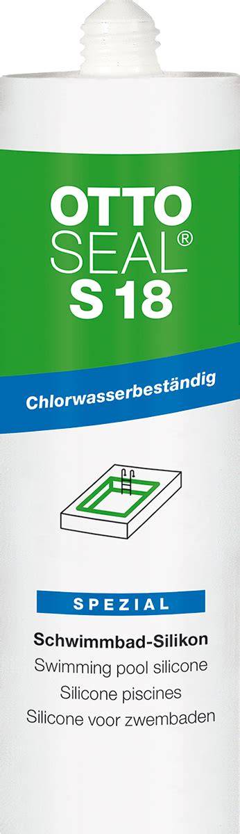 Baseinų silikonas OTTOSEAL S 18 - specialus sandariklis baseinams