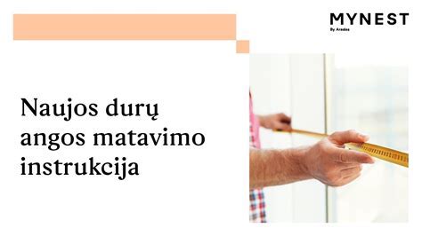 Durų angos įrengimo schemos