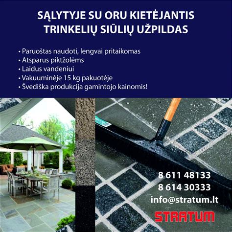 Granitinės atsijos 0-2 mm užpildo tarpus tarp trinkelėlių
