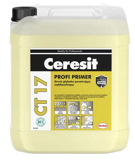 Infografika: kur ir kada naudoti CT 17 Profi, CT 17 Transparent, CT 19 ir CT 16 gruntus