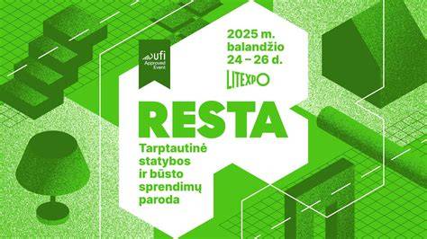 Infografika: RESTA ir NAMAMS 2027 renginių struktūra ir tematika