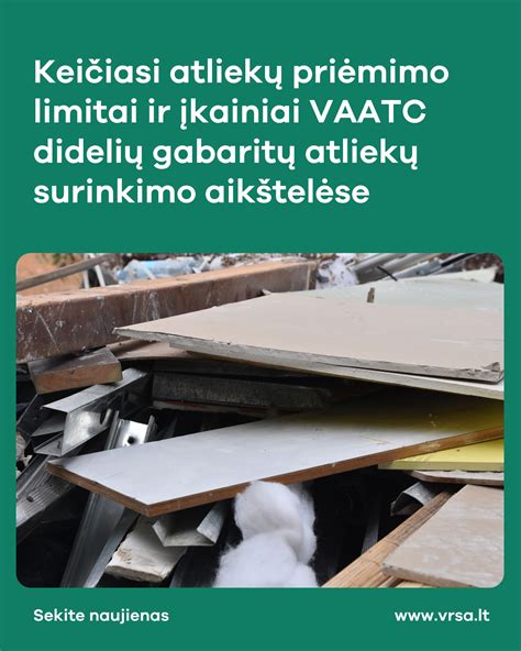 Infografika apie statybinių atliekų rūšiavimą: didelių gabaritų atliekos, kartonas, plastikas, metalas, medis, pavojingos atliekos, perdirbimas