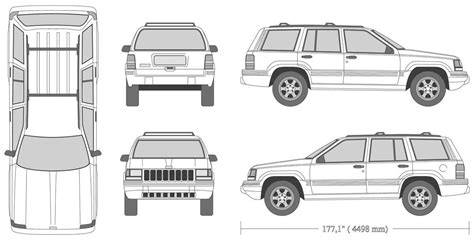 Jeep Grand Cherokee pneumatinė pakaba schema
