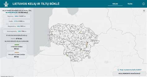 Infografika: regioninių kelių atnaujinimo grafikas