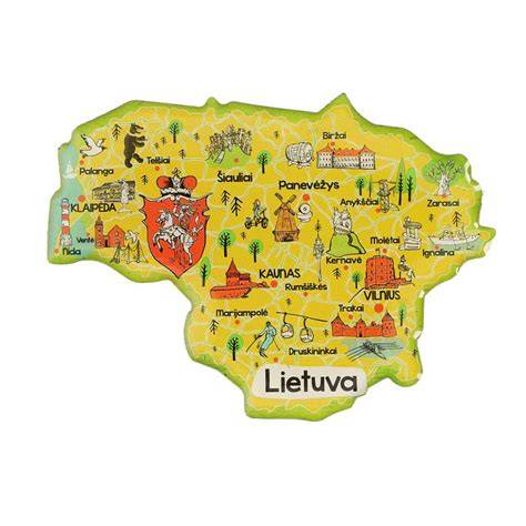 Kartografinė vietovių signalinė žemėlapio iliustracija su Lemora filialų lokalizacijomis