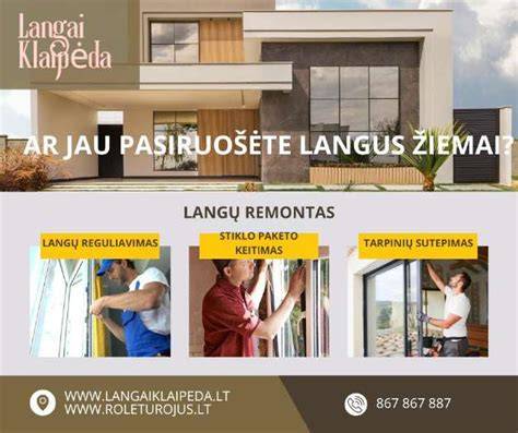 Platus langų spalvų ir stiklo paketų pasirinkimas
