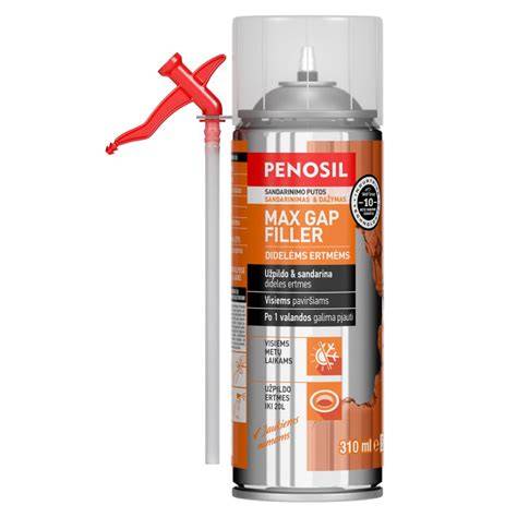 Penosil Max Gap Filler naudojimo šablonas: siauresnis aplikatorius ir užpildymo procesas