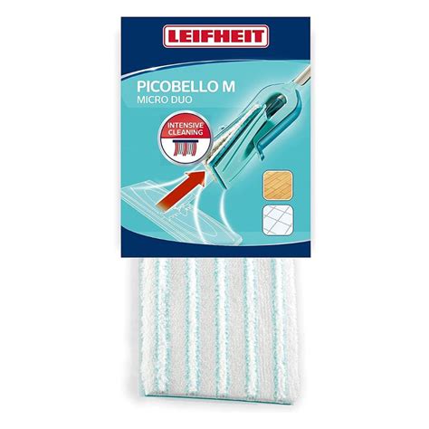 Infografika: Leifheit Picobello micro duo šluostžių tipai ir naudojimo sekos